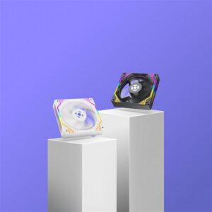 Kit Fan Argb C/Hub Fortrek Frosty Branco