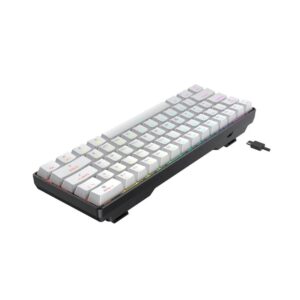 Teclado Force One Atlas 60% / 63 Teclas/ Huano Red/ RGB