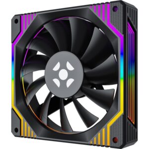 Kit Fan Argb C/Hub Fortrek Frosty Preto