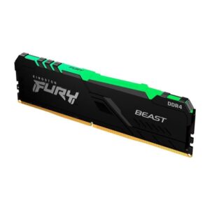 Memoria DDR4 Kingston Fury Beast, RGB 16GB 3200MHz, Black, Kf432c16bb2a/16
