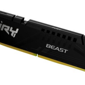 Memória DDR5 8GB 5200Mhz Kingston Fury Beast Preto Kf552