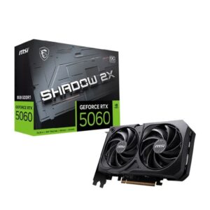 Placa De Vìdeo Geforce RTX 5060 8GB Msi Shadows 2x Oc Ms V537