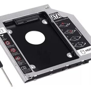 Case Adaptador Caddy 2 HD SSD/Dvd Para Notebook 12Mm 12, 7m