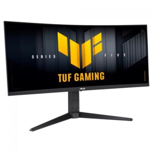 Monitor Gamer Curvo Asus Tuf 34"", Wqhd, 250Hz, 0.5ms, Fast Va, FreeSync Premium, Altura Ajustável, Som Integrado, Preto - Vg34wqml5a