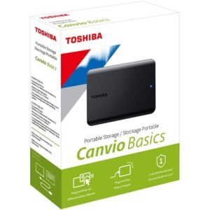 HD Externo Toshiba 1TB Canvio Basics - Preto