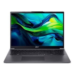 Notebook Acer A16 - Intel Core Ultra 5 115u, Memória 16GB DDR5, SSD 512, Tela 16" Wuxga IPS, Windows 11 Home